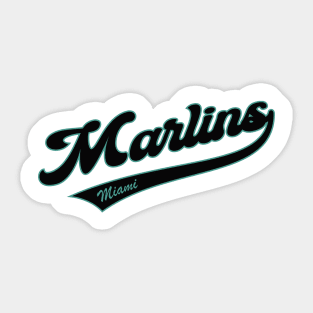 Miami Marlins Sticker